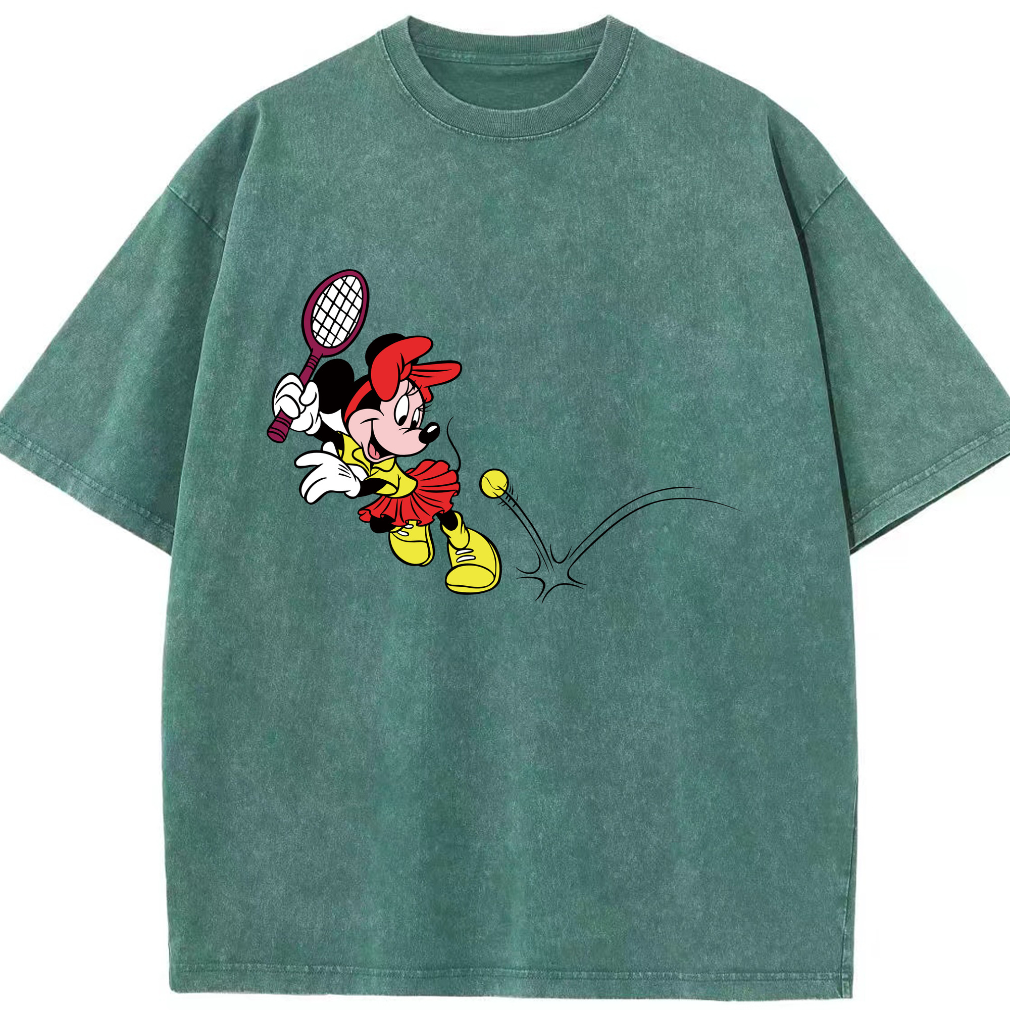 （画像用） ミッキーマウス Mickey Mouse 綿100% ヴィンテージ風 半袖Tシャツ（フロントプリント）